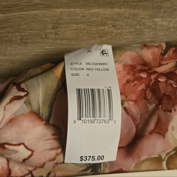 NWT Mestiza New York, dress Stretch crepe Vibrant Floral Dress. - Picture 9 of 10